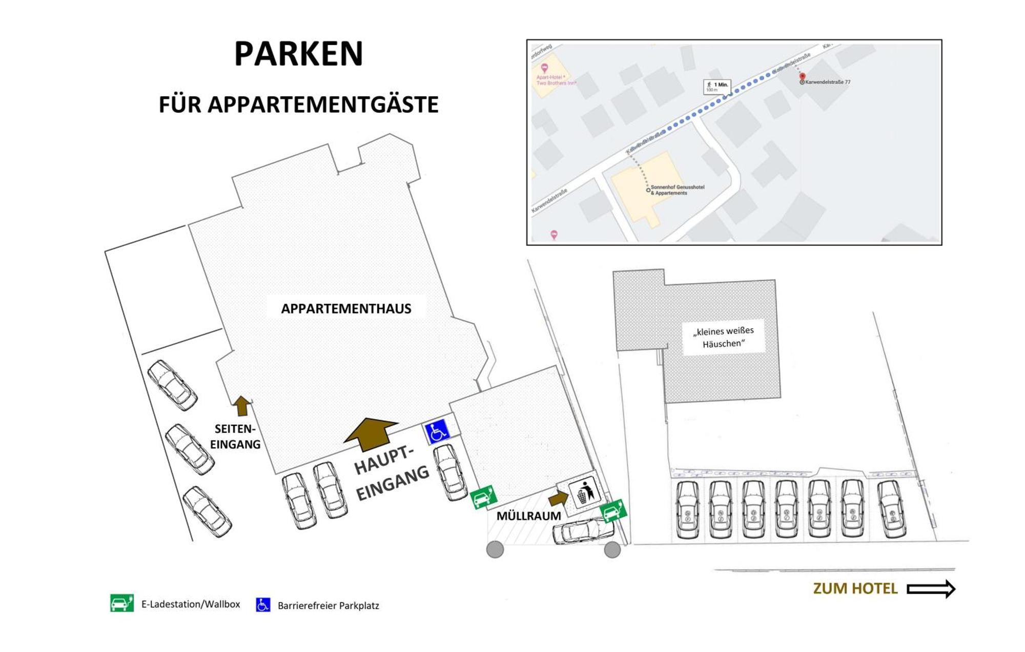 פרטיסאו Sonnenhof Appartements מראה חיצוני תמונה